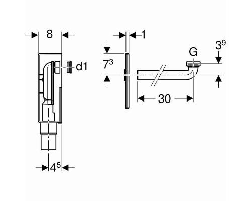 Заказать Сифон для раковины Geberit 151.120.11.1 Альпийский белый в магазине сантехники Santeh-Crystal.ru