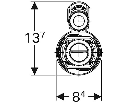 Приобрести Сливная арматура Geberit Typ 290 282.303.21.2 Хром в магазине сантехники Santeh-Crystal.ru