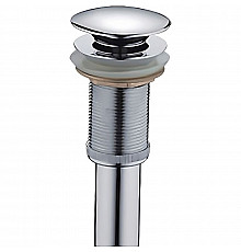 Донный клапан Haiba HB65 click-clack Хром