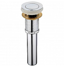 Донный клапан Haiba HB66-2 click-clack Хром