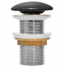 Донный клапан Iddis Optima Home OPHBM00i88 click-clack Черный матовый
