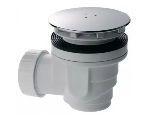 Заказать Сифон для душевого поддона Jacob Delafon 90 E78161-CP Хром Белый в магазине сантехники Santeh-Crystal.ru