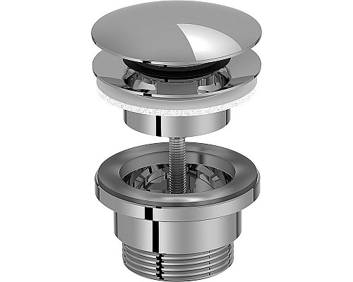 Купить Донный клапан Jacob Delafon E30536-CP click-clack Хром в магазине сантехники Santeh-Crystal.ru