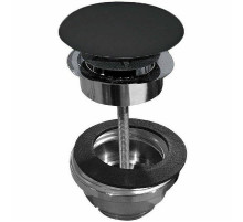 Донный клапан Kerasan 923331 click-clack Черный матовый