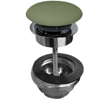 Донный клапан Kerasan Nolita 923311 click-clack Verde muschio