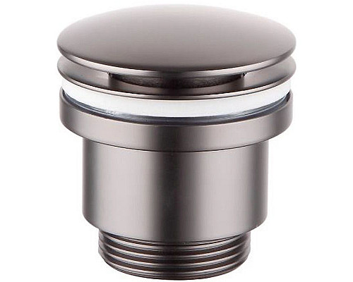 Приобрести Донный клапан Lemark LM8500GM click-clack Графит в магазине сантехники Santeh-Crystal.ru