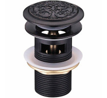 Донный клапан Lemark Jasmine LM6680ORB click-clack Черная бронза