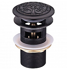 Донный клапан Lemark Jasmine LM6680ORB click-clack Черная бронза
