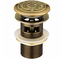Донный клапан Lemark Jasmine LM6680B click-clack Бронза