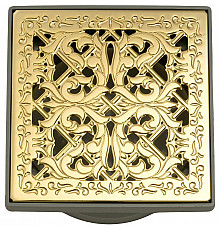 Душевой трап Migliore 112х112 24891 с решеткой Золото