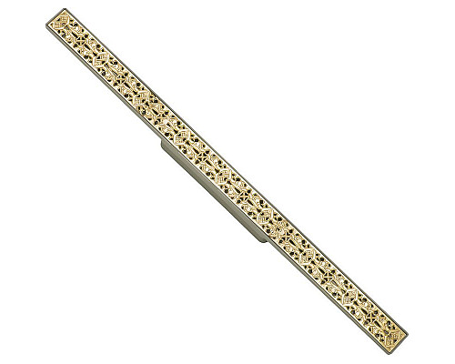 Купить Душевой лоток Migliore 700х40 24898 с решеткой Золото в магазине сантехники Santeh-Crystal.ru