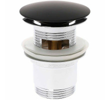 Донный клапан Orange X1-004b click-clack Черный матовый