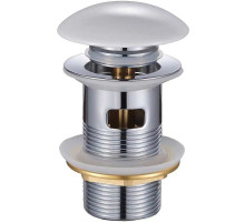 Донный клапан Orange X1-004w Click-clack Белый