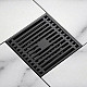 Купить Душевой трап Orange 100x100 TR01-005b с Черной матовый решеткой в магазине сантехники Santeh-Crystal.ru