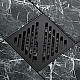 Заказать Душевой трап Orange 100x100 TR01-008b с Черной матовый решеткой в магазине сантехники Santeh-Crystal.ru