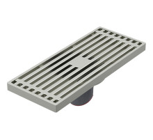 Душевой трап Orange 200x80 TR01-009ni с решеткой Никель