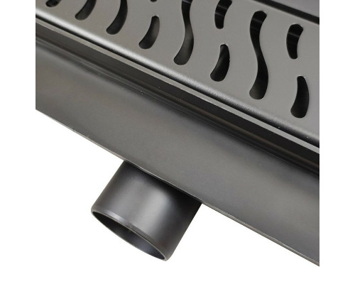 Приобрести Душевой лоток Paini Harmony 650 CH650HC с решеткой Черный матовый в магазине сантехники Santeh-Crystal.ru