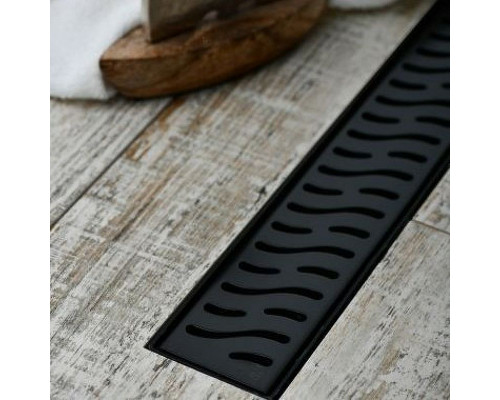 Приобрести Душевой лоток Paini Harmony 650 CH650HC с решеткой Черный матовый в магазине сантехники Santeh-Crystal.ru