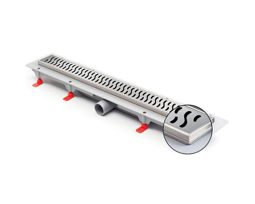 Заказать Душевой лоток Paini Harmony 650 CH650HN с решеткой Хром в магазине сантехники Santeh-Crystal.ru