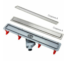 Душевой лоток Pestan Confluo Premium Line 950 13100007 с двухсторонней решеткой Хром матовый / полая под плитку