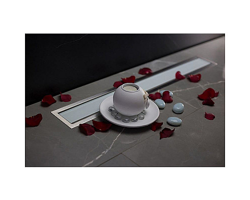 Santeh-Crystal.ru: Душевой лоток Pestan Confluo Premium Line 950 White Glass 13000352 с двухсторонней решеткой Хром матовый Белый глянцевый Купить Душевой лоток Pestan Confluo Premium Line 950 White Glass 13000352 с двухсторонней решеткой Хром матовый Белый глянцевый в магазине сантехники Santeh-Crystal.ru