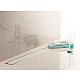 Купить Душевой лоток Pestan Confluo Premium Line 950 White Glass 13000352 с двухсторонней решеткой Хром матовый Белый глянцевый в магазине сантехники Santeh-Crystal.ru