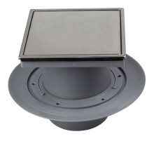 Душевой трап Pestan Confluo Standard 13702561 с двухсторонней решеткой Хром глянцевый / полая под плитку