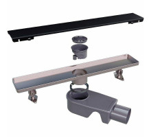 Душевой лоток RGW SDR-20B 47212060-04 с Черной решеткой