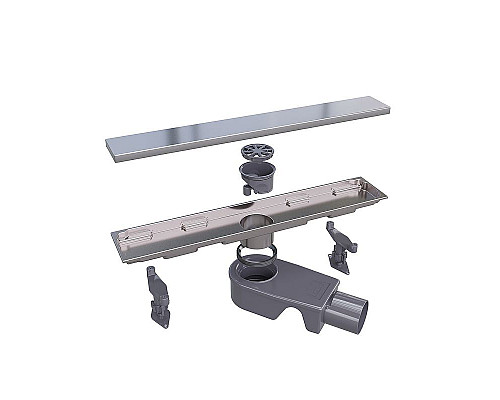 Приобрести Душевой лоток RGW SDR-22 47212240-01 с двухсторонней решеткой в магазине сантехники Santeh-Crystal.ru