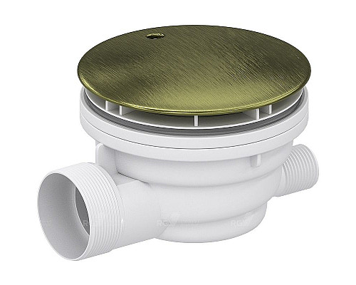 Заказать Сифон для душевого поддона RGW Velplex QYD-01 18241101-08 Бронза в магазине сантехники Santeh-Crystal.ru