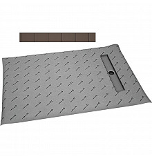 Душевая плита Radaway RadаDrain 109x79 5DLB1108A/5R055B с решеткой под плитку Basic