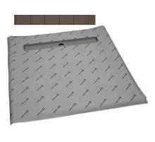 Душевая плита Radaway RadаDrain 119x119 5CL1212A/5R095B с решеткой под плитку Basic