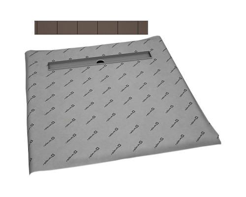 Купить Душевая плита Radaway RadаDrain 119x119 5CL1212A/5R095B с решеткой под плитку Basic в магазине сантехники Santeh-Crystal.ru
