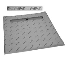 Душевая плита Radaway RadаDrain 119x119 5CL1212A/5R095R с решеткой Rain