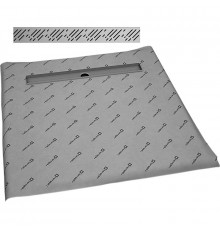 Душевая плита Radaway RadаDrain 119x119 5CL1212A/5R095R с решеткой Rain