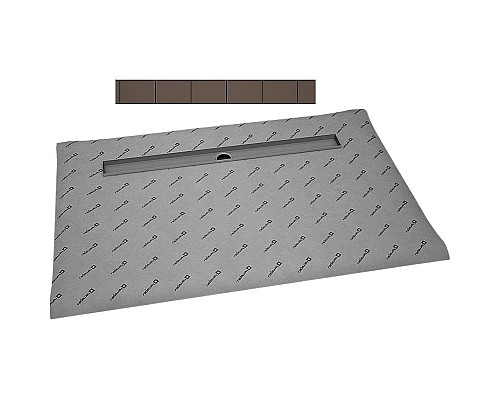 Купить Душевая плита Radaway RadаDrain 119x89 5DLA1209A/5R095B с решеткой под плитку Basic в магазине сантехники Santeh-Crystal.ru