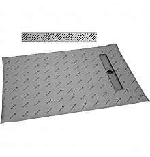 Душевая плита Radaway RadаDrain 99x79 5DLB1008A/5R055R с решеткой Rain