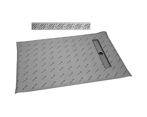 Купить Душевая плита Radaway RadаDrain 99x79 5DLB1008A/5R055R с решеткой Rain в магазине сантехники Santeh-Crystal.ru
