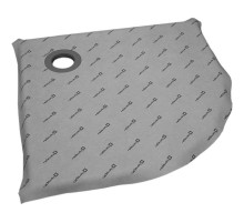 Душевая плита Radaway RadаDrain 89x89 полукруглая с решеткой