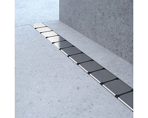 Приобрести Душевой лоток Ravak 10° OZ 85 X01576 с решеткой Хром в магазине сантехники Santeh-Crystal.ru