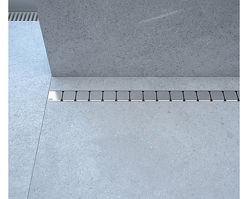 Купить Душевой лоток Ravak 10° OZ 75 X01623 с решеткой Хром в магазине сантехники Santeh-Crystal.ru