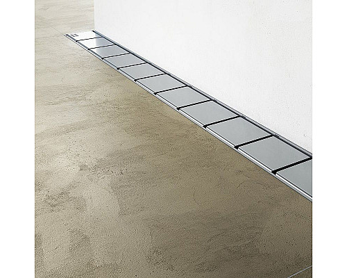 Приобрести Душевой лоток Ravak 10° OZW 95 X01632 с решеткой Хром в магазине сантехники Santeh-Crystal.ru