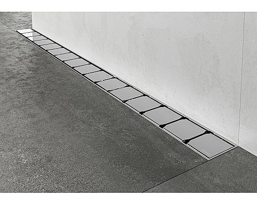 Заказать Душевой лоток Ravak 10° OZW 75 X01626 с решеткой Хром в магазине сантехники Santeh-Crystal.ru