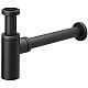 Приобрести Сифон для раковины Ravak X01747 Черный матовый в магазине сантехники Santeh-Crystal.ru