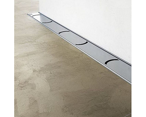 Купить Душевой лоток Ravak Chrome OZ 105 X01429 с решеткой Хром в магазине сантехники Santeh-Crystal.ru