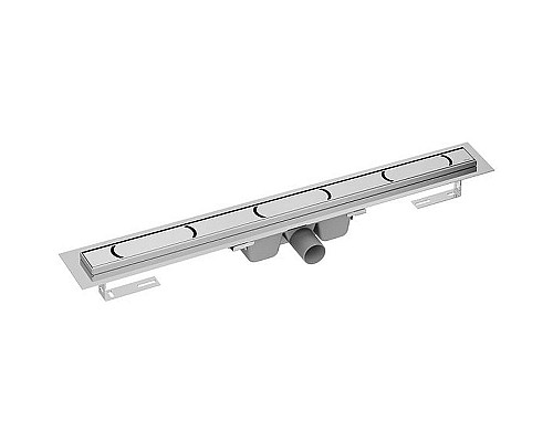 Купить Душевой лоток Ravak Chrome OZ 75 X01621 с решеткой Хром в магазине сантехники Santeh-Crystal.ru