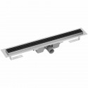 Душевой лоток Ravak Runway OZ 85 X01751 с Черной матовой решеткой Душевой лоток Ravak Runway OZ 85 X01751 с Черной матовой решеткой
