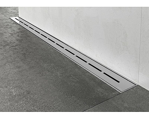 Приобрести Душевой лоток Ravak Runway OZ 85 X01388 с решеткой Хром в магазине сантехники Santeh-Crystal.ru