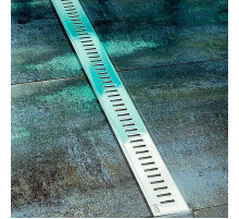 Душевой лоток Ravak Zebra OZ 105 X01393 с решеткой Хром