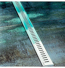 Душевой лоток Ravak Zebra OZ 105 X01393 с решеткой Хром